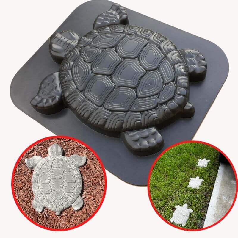 Turtle-Shaped Stepping Stone Mold